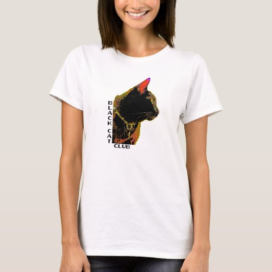 Black Cat Club T-shirt (Voorkant)