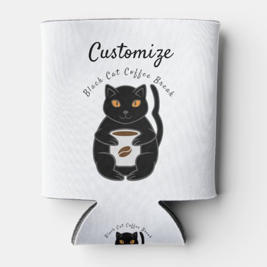 Black Cat Coffee Break Thunder_Cove Blikjeskoeler (Voorkant)