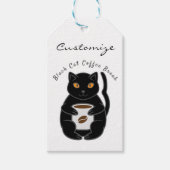 Black Cat Coffee Break Thunder_Cove Cadeaulabel (Voorkant)