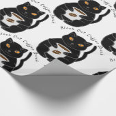 Black Cat Coffee Break Thunder_Cove Cadeaupapier (Hoek)