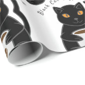 Black Cat Coffee Break Thunder_Cove Cadeaupapier (Rol Hoek)