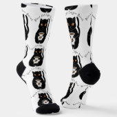Black Cat Coffee Break Thunder_Cove Sokken (Gebogen)