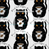 Black Cat Coffee Break Thunder_Cove Stof (Delen)