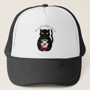 Black Cat Coffee Break Thunder_Cove Trucker Pet