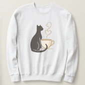 Black Cat Coffee Club Trui (Design voorkant)