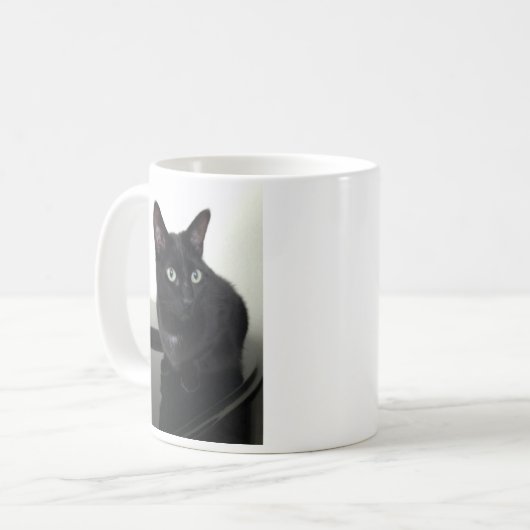 Black Cat Coffee Cup Koffiemok (Voorkant links)
