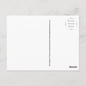 Black Cat Comfy-Briefkaarten Briefkaart (Achterkant)