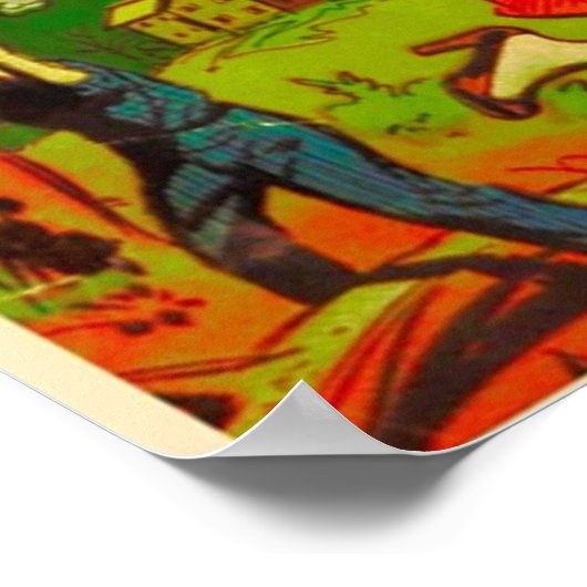 Black Cat Comic book The Darling of Comics Poster (Hoek)