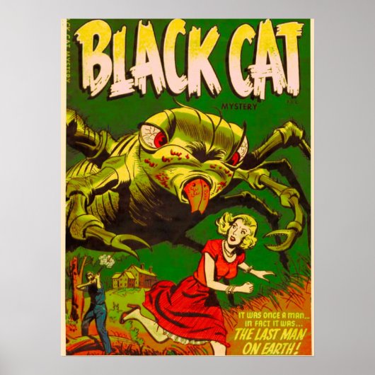 Black Cat  Comic book The Darling of Comics Poster (Voorkant)
