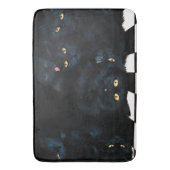Black Cat Cuddle Badmat (Voorkant Verticaal)