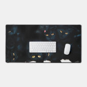 Black Cat Cuddle Bureaumat (Keyboard & Muis)