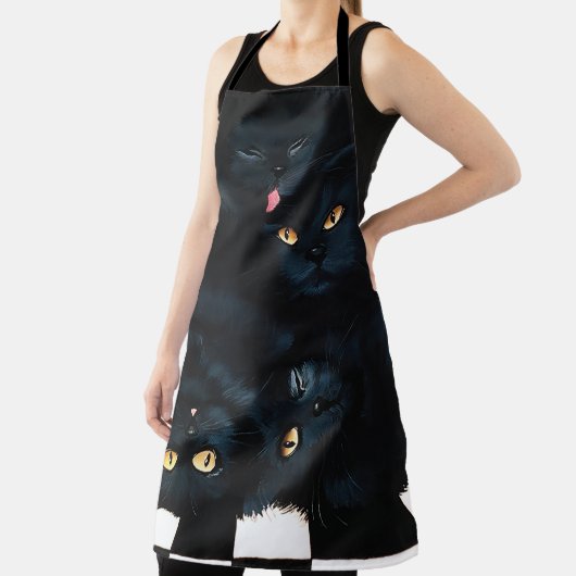 Black Cat Cuddle Schort (Insitu)