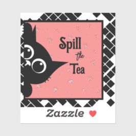 Black Cat Custom-Cut Vinyl Sticker