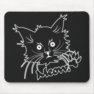 Black Cat custom mousepad Muismat