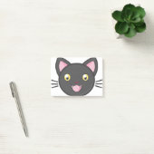 Black Cat Cute Kat Schattig Animals Cartoon Cat. Post-it® Notes (Kantoor)