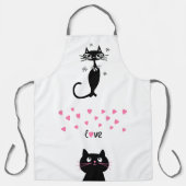 BLACK CAT CUTE KITCHEN LOVE SCHORT (Voorkant)