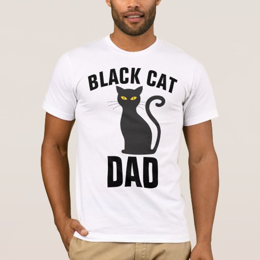 BLACK CAT DAD T-shirts (Voorkant)