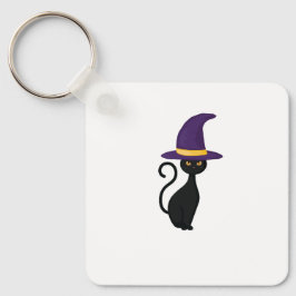 Black Cat Design | Halloween | Cat Lovers Sleutelh Sleutelhanger