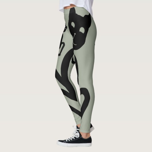 BLACK CAT door Slipperywindow Leggings (Links)
