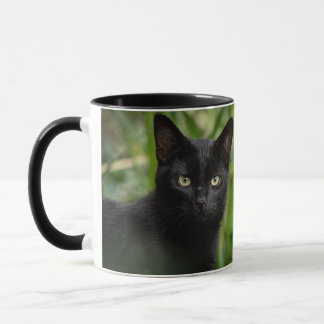Black Cat Double Sided Mok
