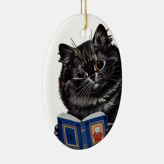 Black Cat Een boek lezen · Louis Wain · Ornament (Rechts)