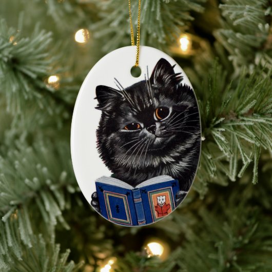 Black Cat Een boek lezen · Louis Wain · Ornament (Boom)