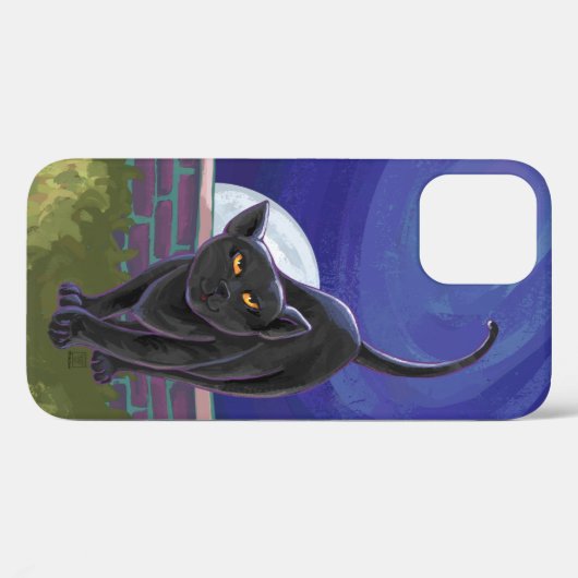 Black Cat Electronics Case-Mate iPhone Case (Achterkant (horizontaal))