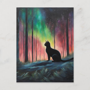Black Cat en het noorderlicht Briefkaart