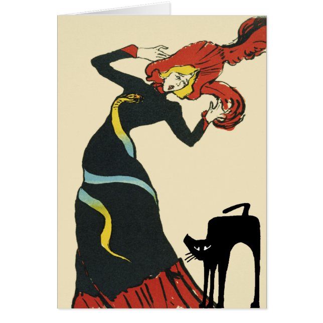 Black Cat en Scared Woman (Voorkant)