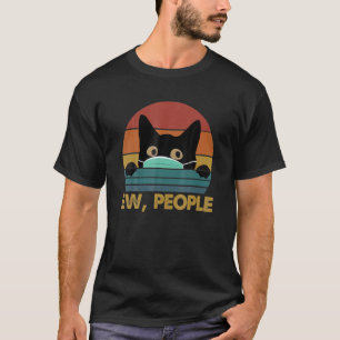 Black Cat Ew People Facemask  Essential T-shirt