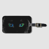 Black Cat Eyes Bagagelabel -  (Voorkant (horizontaal))