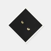 Black Cat Eyes | Halloween Servetten (Hoek)