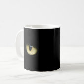 Black Cat Eyes | Kat Eye Macro Koffiemok (Voorkant links)