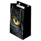 Black Cat Eyes Klein Cadeauzakje (Achterkant Gekanteld)