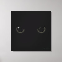 Black Cat Eyes | Kunst van Cherie waarop auteursre
