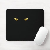 Black Cat Eyes Mousepad Muismat (Met muis)