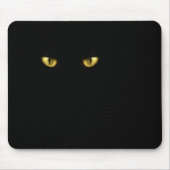 Black Cat Eyes Mousepad Muismat (Voorkant)