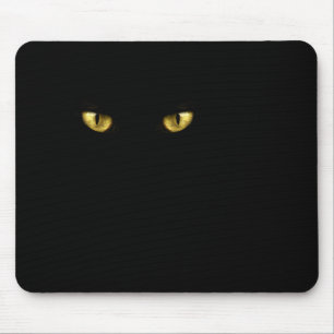 Black Cat Eyes Mousepad Muismat