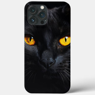 Black Cat Face Case-Mate iPhone Case