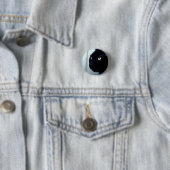 Black Cat Face Ronde Button 3,2 Cm (In situ)