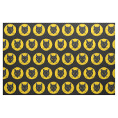 Black Cat Face Stof (Fat Quarter)
