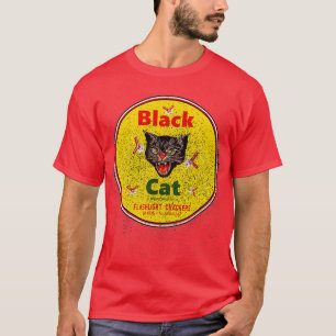 Black Cat firackers T-shirt