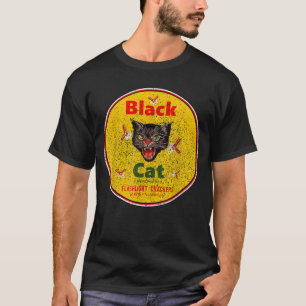Black Cat firackers T-shirt