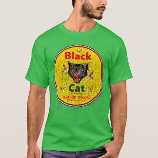 Black Cat firackers T-shirt