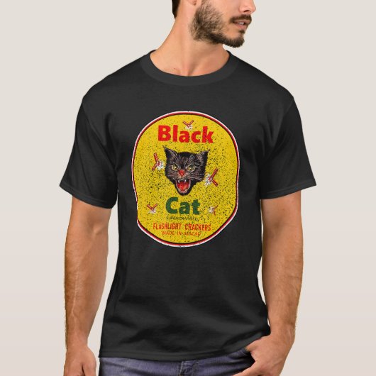 Black Cat Firecrackers T-shirt (Voorkant)