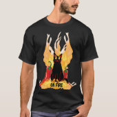 Black cat Fireworks T-shirt (Voorkant)