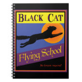 Black Cat Flying School Notitieboek (Voorkant)