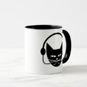 Black Cat FM Mok (Voorkant rechts)