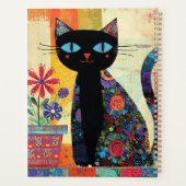 Black Cat Folk Art Planner (Achterkant)