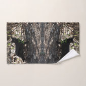 Black Cat-foto Bad Handdoek (Handdoek)